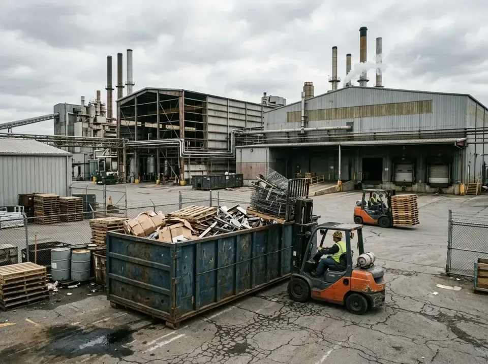 industrial-factory-scrap-conta-003 — frequently asked questions, Cheap Roll-off Dumpster Rentals in La Grande, OR